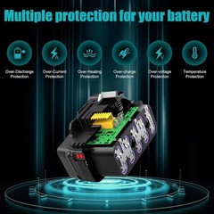 2PACK For Makita 18Volt 8.0Ah LXT Li-Ion Battery BL1860B BL1830 BL1850 /Charger