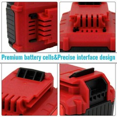 PACK 20 Volt 8.0Ah Lithium-ion Battery for Porter Cable 20V MAX PCC685L PCC680L