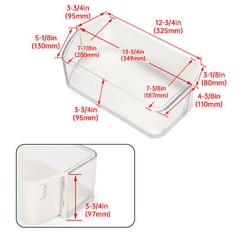 Door Bin Shelf Basket Right For SAMSUNG Refrigerator RF263TEAESR RF260BEAESR