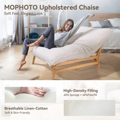 Docred Oversized 49.4″ Wide Chaise Lounge & Recliner Chair for Ultimate Comfort.
