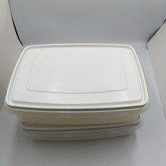 Vintage Rubbermaid 17 Cup Rectangle Servin Savers Set of 2 – 1 NOS