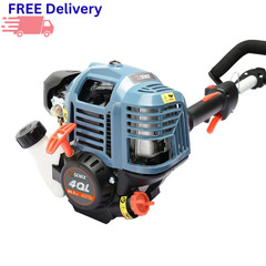 26.5cc 4-Cycle Gas String Trimmer 17″ Attachment Capable Weed Eater Curved Shaft