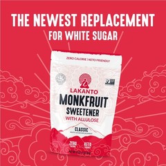 Classic Monk Fruit Sweetener With Allulose, White Sugar Substitute From Monk …