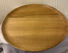 Myrtlewood 10.25 X 10.25 Serving Platter Plate Salem Oregon Holy Land Preowned