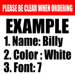 Custom Personalized Vinyl Decal Sticker Lettering Name Car Window Tumbler Text