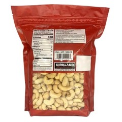 KIRKLAND SIGNATURE ORGANIC CASHEWS 1.13KG