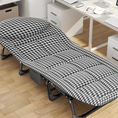 Adults Folding Sleeping Cot Guest Bed Heavy Duty Portable Cots Camping + Blanket