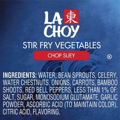 (7 pack) La Choy Chop Suey Vegetables, Chinese Mixed Vegetables, 28 oz Can