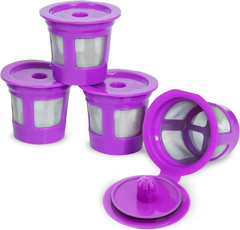 1-Stream Cafe Save Reusable K Cup Coffee 4-Pack Purple