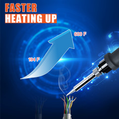 110V SMD Rework Soldering Iron Station Kit Desoldering Repair Tool LED Display