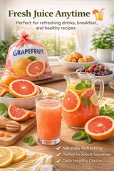 Fresh Red Grapefruit, 5 lb Bag – Sweet & Juicy Citrus Fruit