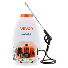 VEVOR Gas Powered Backpack Sprayer 26.5CC 0.9HP Engine 6.5 Gallon Garden Sprayer