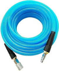 SANFU Polyurethane(PU) Reinforced 3/8″ID x 100ft, Air Hose, Non-kinking with 3/8