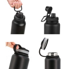 40oz Water Bottle Stainless Steel Vacuum Double Wall Insulation Sport Wide Mouth