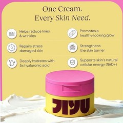 JIYU NAD+ Hydrating Face Moisturizer – Korean Anti-Aging Cream for Radiant, Firm
