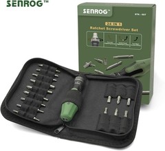 24 in 1 Multi-Bit Ratcheting Screwdriver, Magnetic Interchangeable Ratchet Screw
