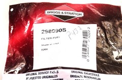New OEM Briggs & Stratton 298090S Fuel Filter Qty 2 NOS