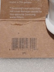 SAMSUNG Genuine HAF-QIN Refrigerator Water Filter (DA29-17376B) 1-Pack [B61]