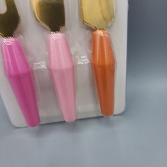 Cheese Knife Set – 3 Pieces with Colored Handles – Hand Wash Only