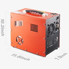 Uimoso 4500PSI PCP Air Compressor with Auto-Stop and Integrated Converter