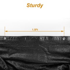 60% Shade Cloth Anti-Aging Sun Mesh UV Resistant Net Sunblock Plant Garden Tarp