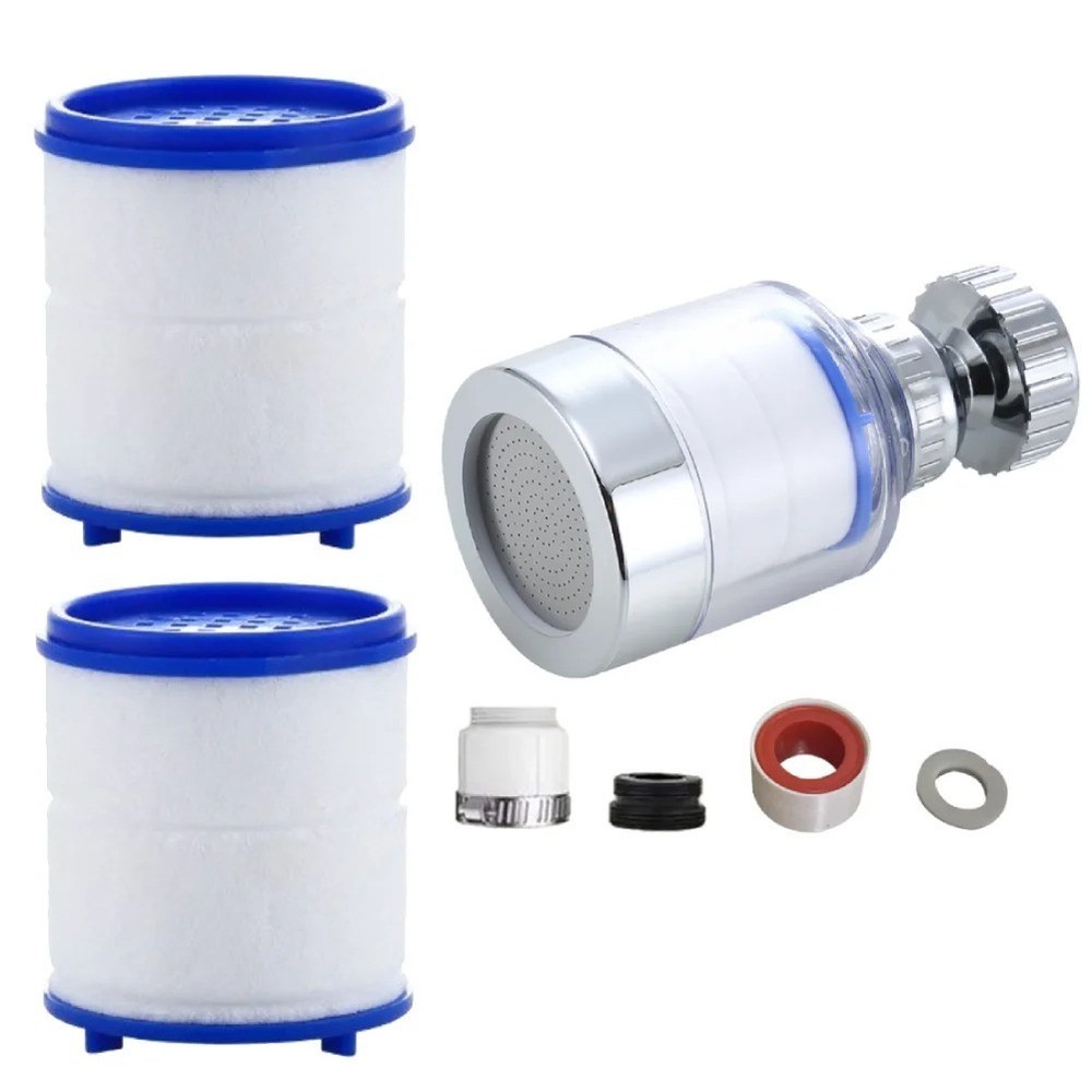 Faucet Water-Filter Element Remove Chlorine Heavy Metals-Filtered Showers