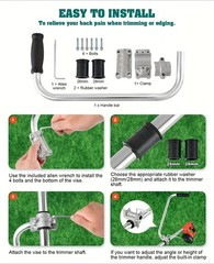 Ergonomic Trimmer Grip String Trimmers Handle Weed Eater Handle Extension Tools