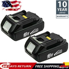 2PACK For Makita BL1815 BL1820 BL1830 3.0Ah 18V LXT Lithium-Ion Cordless Battery