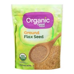 Great Value Organic Ground Flax 16.0 Ounce (Pack of 1)