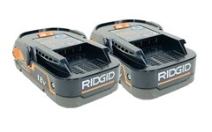 2 RIDGID 18 VOLT HYPER LITHIUM-ION BATTERIES – R840085