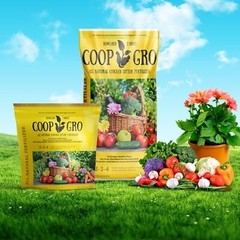 Coop Gro Organic Chicken Manure Fertilizer 6 lb. Bag. Pelleted for Ease of Use!