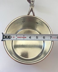 Ruffoni Copper Tin Lined Saucepan 17cm/ 7″ Oak Leaf Handle Lid