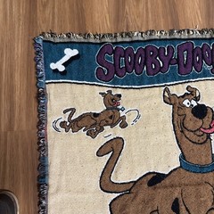 Scooby Doo Throw Blanket Tapestry 42 x 58. Made in USA. The Northwest Company.