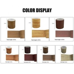 Woodgrain Repair Adhensive Tape 8 Colors Realistic Home Decor 5.7cm*4.57m/Roll