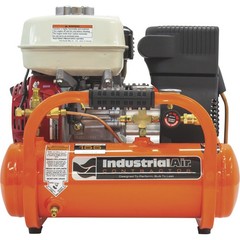 Industrial Air Contractor Gas-Powered Pontoon Air Compressor, 4.6 HP, Honda