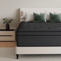 12″ 14″ Mattress in a box Twin Full Queen King Hybrid Spring Medium Firm Black