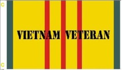 3X5 VIETNAM VETERAN YELLOW MILITARY SERVICE FLAG BANNER 100D W/ GROMMETS