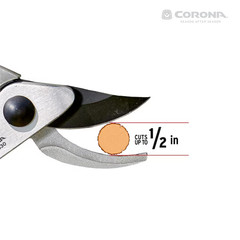 CORONA HIGH-CARBON STEEL BYPASS HAND POCKET PRUNER WITH CUSHION GRIP !!!!!!!!!!!