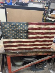 Patriotic, Wall Art Décor, Wedding American Wooden Flag, Rustic American Flag,