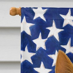 Silky Terrier Silver/Tan American Flag