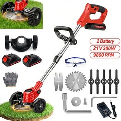 Cordless Electric Weed Lawn Eater Edger Yard Grass String Trimmer Cutter mower
