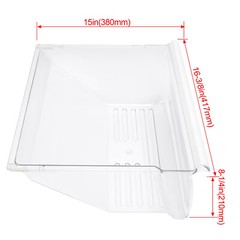 Lower Clear Crisper Pan Bottom Drawer For Whirlpool Refrigerator WP2188664