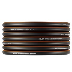 VEVOR Garden Hose 50ft 5/8″ Rubber Water Hose 3/4″ Fitting Heavy Duty & Non-kink