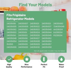Upper Crisper Pan Compatible with Frigidaire Refrigerator 240351061