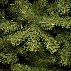 7.5 ft Unlit North Valley Spruce Artificial Christmas Tree, 1,346 Tips, Inclu…