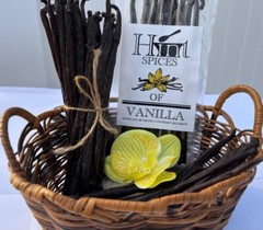 Madagascar Grade A Bourbon Organic Vanilla Beans [7-9 inches]