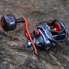 Sougayilang Baitcaster Fishing Reel, 400 Size with 35Lbs Max Drag 6.3:1 Gear Rat