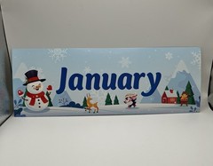48 Pack Holiday Monthly Headliners 12 Months of The Year Bulletin Board Set