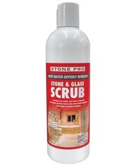 Stone and Glass Scrub – Hard Water Stain Remover – Remove Spots on Glass, Nat…