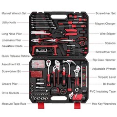 218-Piece Household Tool Kit, Auto Repair Tool Set, Tool Kits for Homeowner